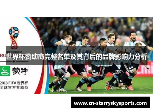 世界杯赞助商完整名单及其背后的品牌影响力分析